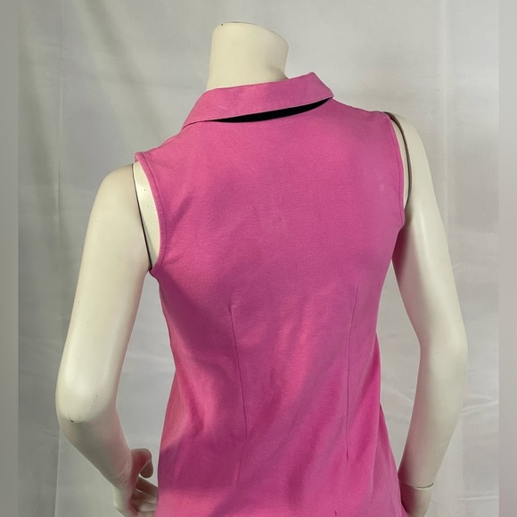 Talbots Preppy Hot Pink Polo Dress - Picture 3 of 4